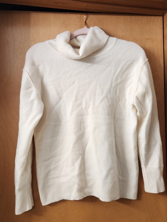 Free People Sweaters - Free People Cream Cashmere Turtleneck Women's Sweater Size Medium